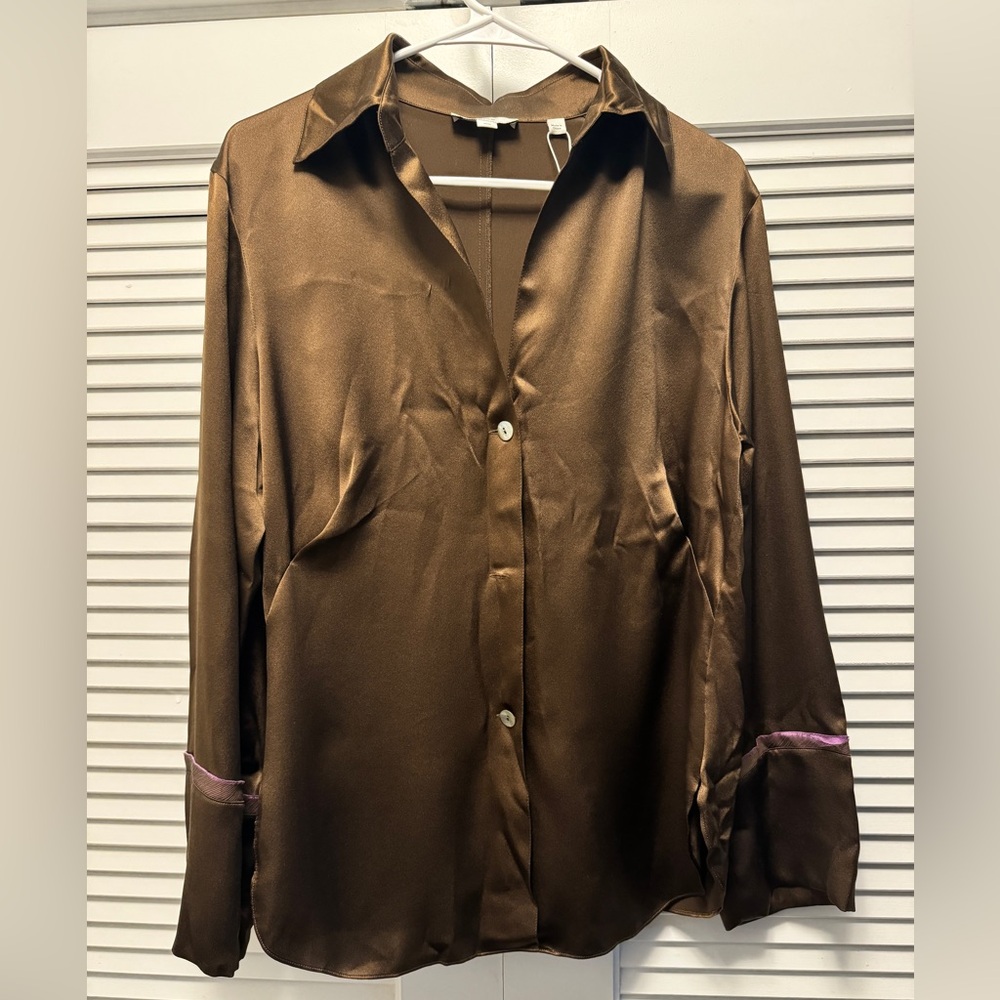 Vince Button Down Shirt NWT SZM